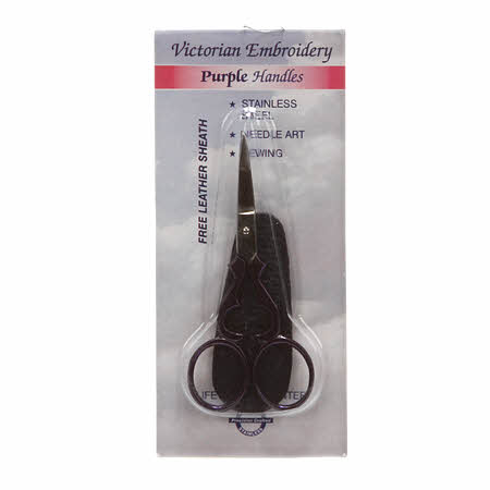 Embroidery Scissors - Victorian Style Purple